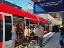 Sehbehinderte testen die neue Werdenfelsbahn